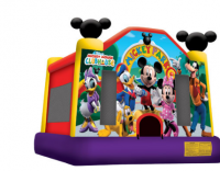 Amusement Park Inflatable Jumping Castle /Airplane House With Logo Printing