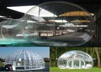 Transparent inflatable bubble tent /inflatable clear tent / inflatable transparent ten for commercial exhibition and Show