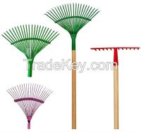 garden rake with long handle