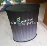 Trade show display folding reception desk