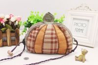 girl pumkin messenger  bag  shoulder bag kit DIY material sewing kits