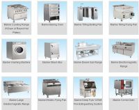 Sell Ship galley and laundry equipment, cooking range, steam water tank, hydrophone tank, dish washer, electric fryer, kettle