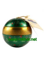 christmas tin ball , ball tin for chocolate, chocolate tin box