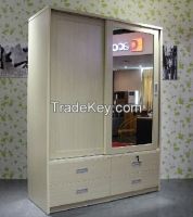 modern cabinets/ wordrobe/ chest with drawers, mirror, slide door