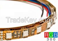 SMD5050 RGB flexible led strip light colour changing
