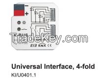 KNX/EIB, 4 folds Universal Interface, k-bus, GVS