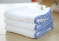 100% cotton white plain face towel