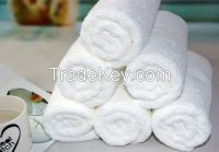 Cotton White Bordered Hand Towel