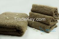 High quality cotton full jacquard bath towel