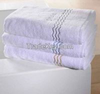 fancy hotel bath towel