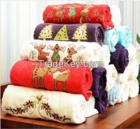 100% cotton christmas gift towel