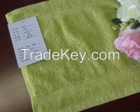 Green  dobby border Hotel Hand towel