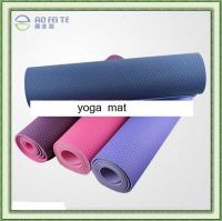 Yoga Product Top Grade Eco - friendly Non-slip 6mm Thickness TPE Yoga Mat