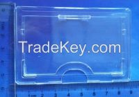 Badge holder Transparent bus card plastic case IC ID card case Credit card holder Molding (50212)