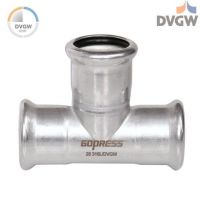 GD stainless steel press fitting TEE
