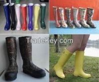 Women's Rubber Boots, Ladies' Rubber Rain Boot (36-42#)