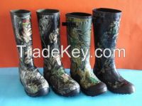 2015 Hunting Rubber Rain Boots, Camo Rubber Boots, Hunting Boot (37-47#)
