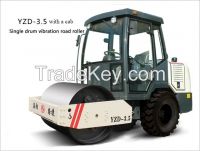 Hot! Single Drum Vibratory Roller(YZD-3.5with a cab)