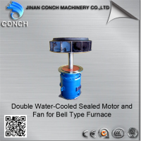 Double Water-Cooled Sealed Motor and Fan for Bell Type Furnace