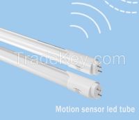 radar sensor LED T8 tube with smd2835 cct6000K1600lm 360 degree sensor tube light