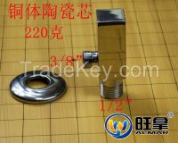 ceramic cartridge brass valve angle valve