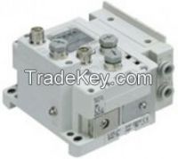SMC solenoid valve 4 & 5 Port VQ VV5Q17-T, 1000 Series, Body Ported, Cassette Style, Terminal Block