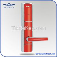 Hign effective keyless lock system with intelligent card hotel door lock