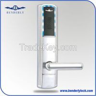 Hotel electronic door locks with LED light work by rfid card lock system