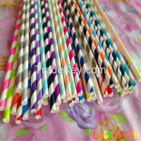 factory price wholesale paper straw for christmas
