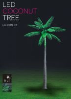 Most Popular High Simulation Led Tree Led  coconut palm Tree Light For The Street & Road Decoration Articial Coconut Palm Tree Lights Up The Nightview Of The City