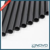 High quality 3K Plain/Twill weave carbon fiber tubes