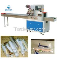 comb, toiletries, brushes packaging machine