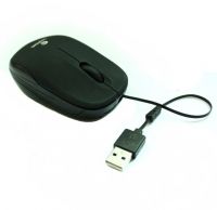 Fashion Design 2400DPI Optical USB Wired stretch extension business office magnetic Mouse for PC Laptop Computer