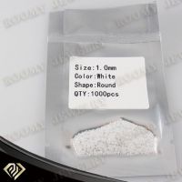 grade AAAAA white round 1mm cz stone cubic zirconia