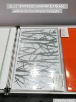 New Arrival- Decorative Toughened laminated glass with Dazzle Film with international certificates.