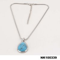 Metal Alloy Resin Necklace