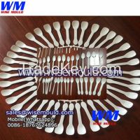 Disposable ice cream spoonmould/yoghurt spoon molded/ fork knife spoon mold factory