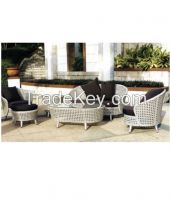 Poly rattan garden furniture