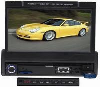 One-Din 7-inch TFT LCD with detachable panel of 8709