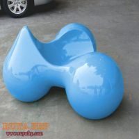 Entertain guests special tomato shape chair, fiberglass hotel chairs