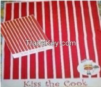 Kiss the Cook Printed Kitchen Towel