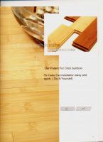 Sell bamboo flooring, board, vaneer, molding