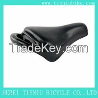 leather bicycle saddle