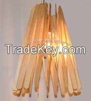 Graceful Modern Hanging Lighting Wood Pendant Lamp