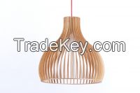 Lightingbird Wood Decoration Pendant lamp