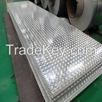 polished aluminum checkered plate for decoration and antislip