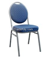 Oval Back Stackable Metal dining Chairs XC-6-016