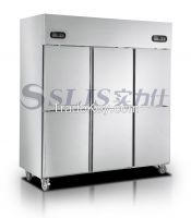 Stainless Steel 6 Door Fan Cooling Dual Temperure Freezer & Refrigerator, 1500L