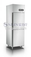 Vertical Commercial Refrigerator with 2 door, LED light, 500L;