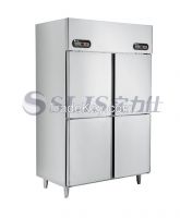 Stainless Steel Kitchen dual temperature Freezer & Refrigerator, with 2 temperature controller